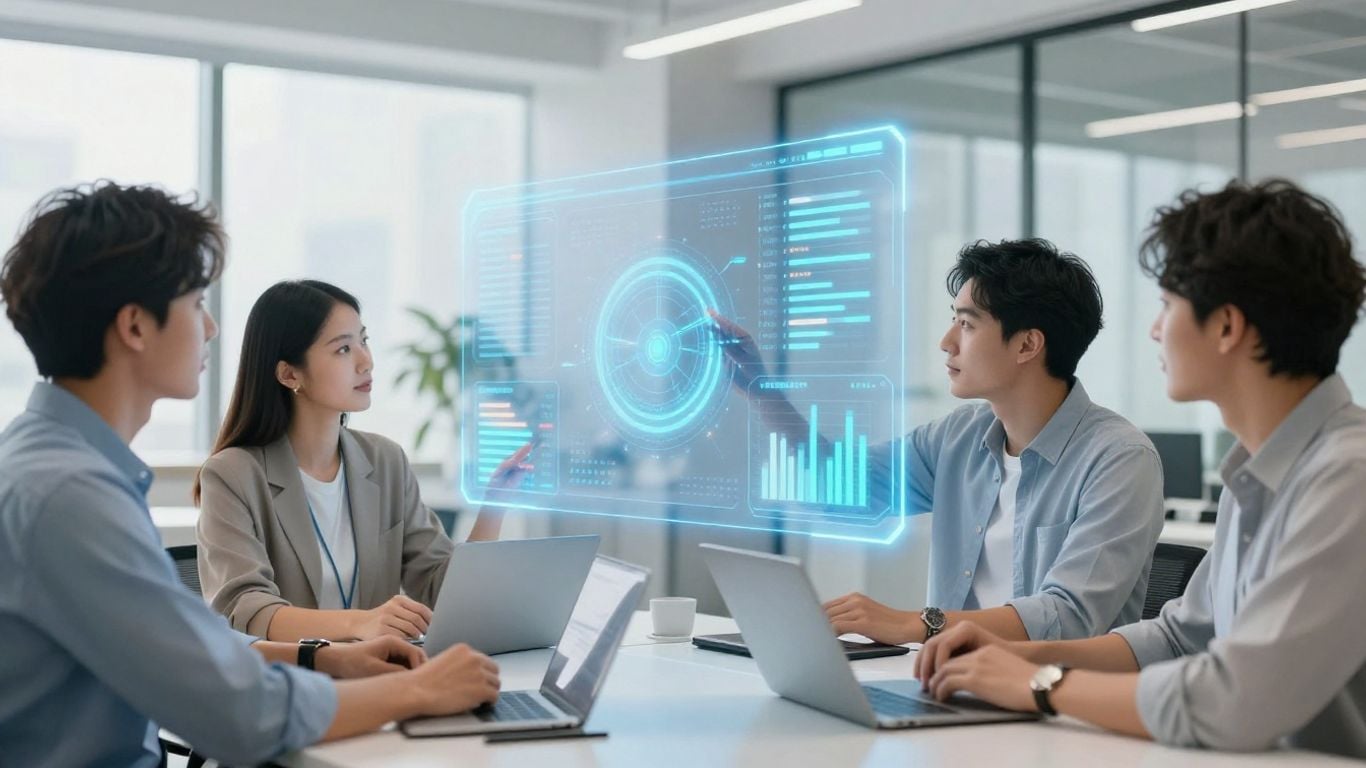 Sales team using AI for analysis and enablement.