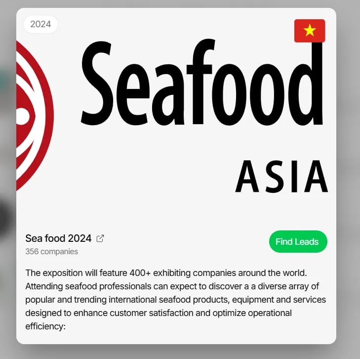 Find Leads from Expo